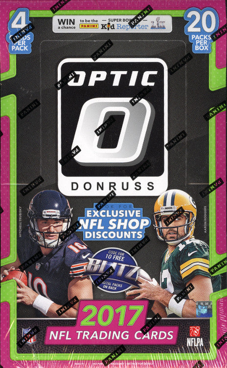 2017 Panini Donruss Optic Football Hobby Box