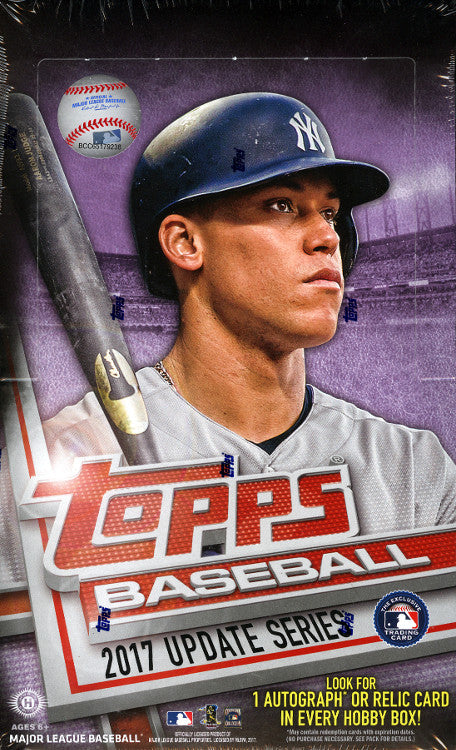 2017 Topps Update Series Baseball Hobby Box