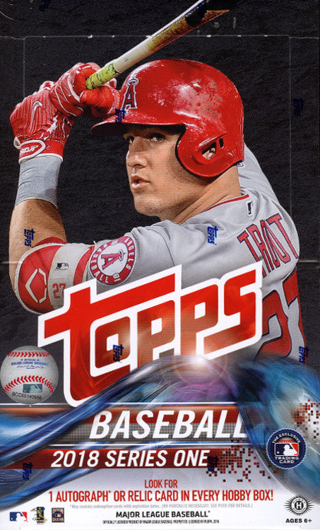 2018 Topps Series 1 Baseball Hobby Box (Plus 1 Silver Pack)