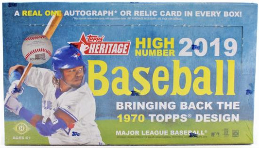 2019 Topps Heritage High Number Baseball Hobby Box