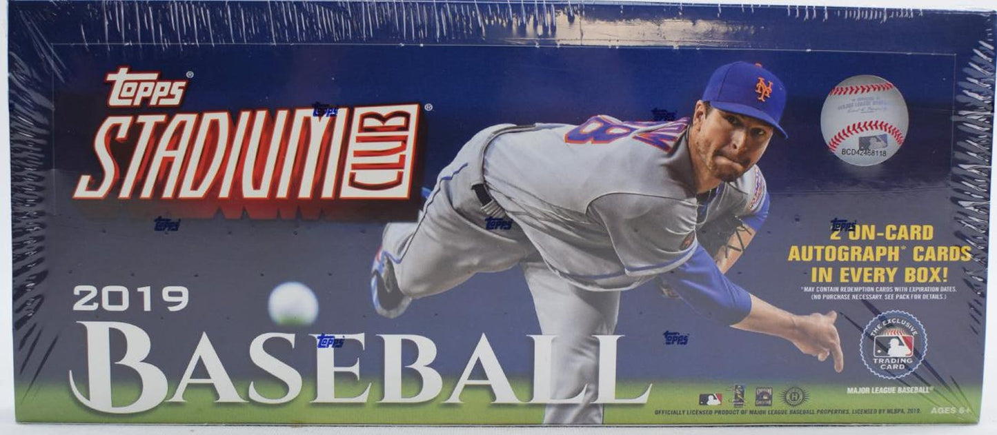 2019 Topps Stadium Club Hobby Box