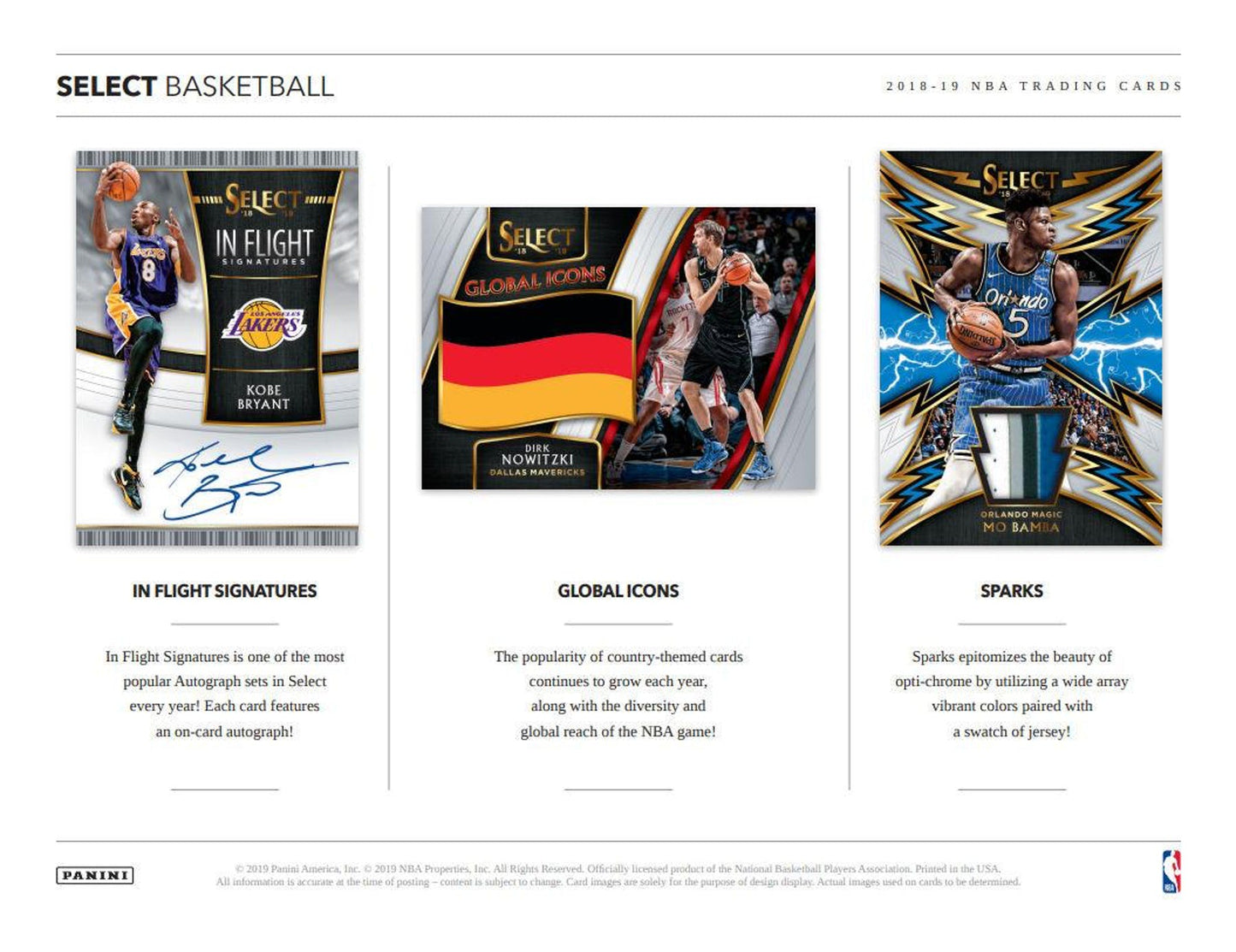 2018/19 Panini Select Basketball Hobby Box