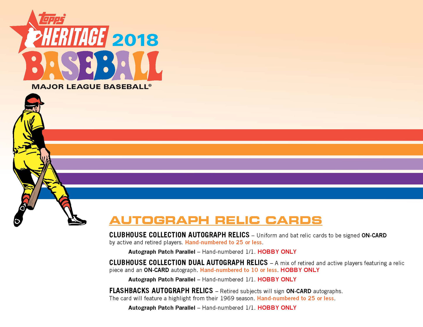 2018 Topps Heritage Baseball Hobby Box