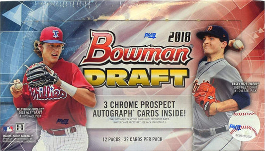 2018 Bowman Draft Baseball Jumbo Hobby Box