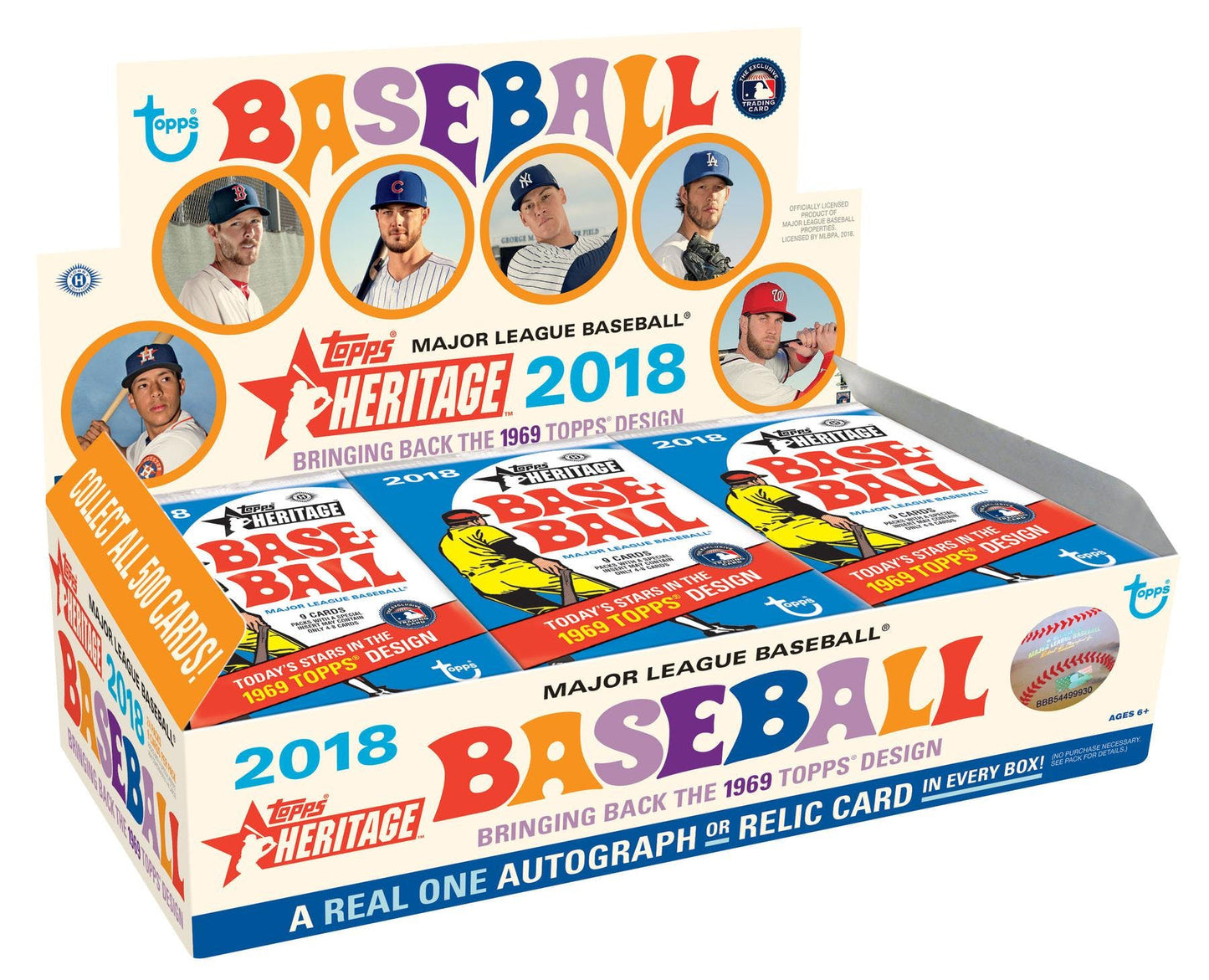 2018 Topps Heritage Baseball Hobby Box