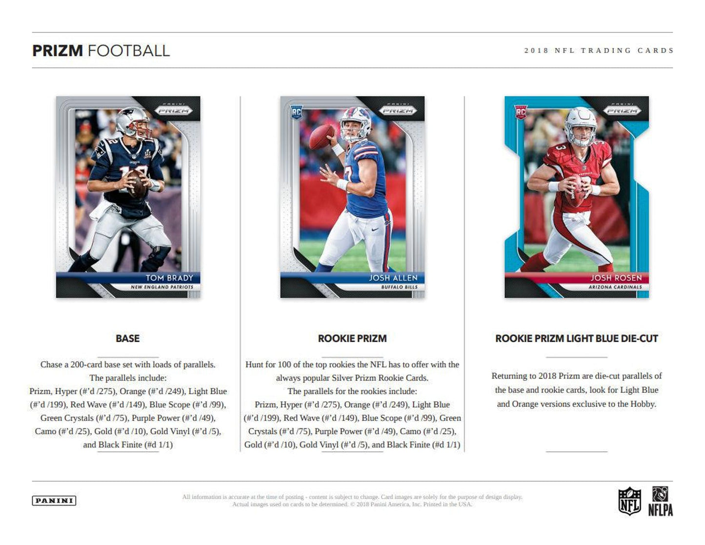 2018 Panini Prizm Football Hobby Box