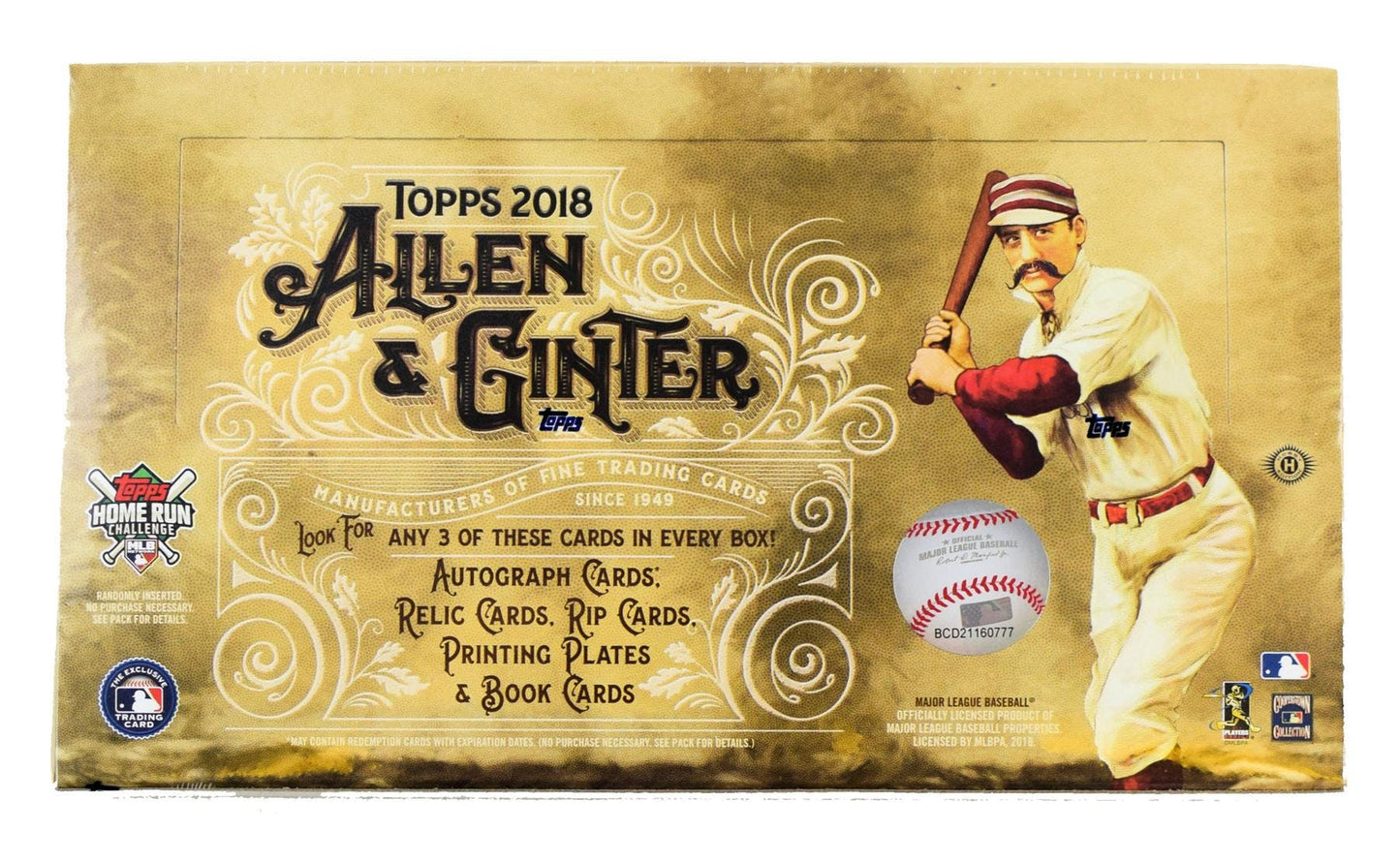 2018 Topps Allen & Ginter Baseball Hobby Box