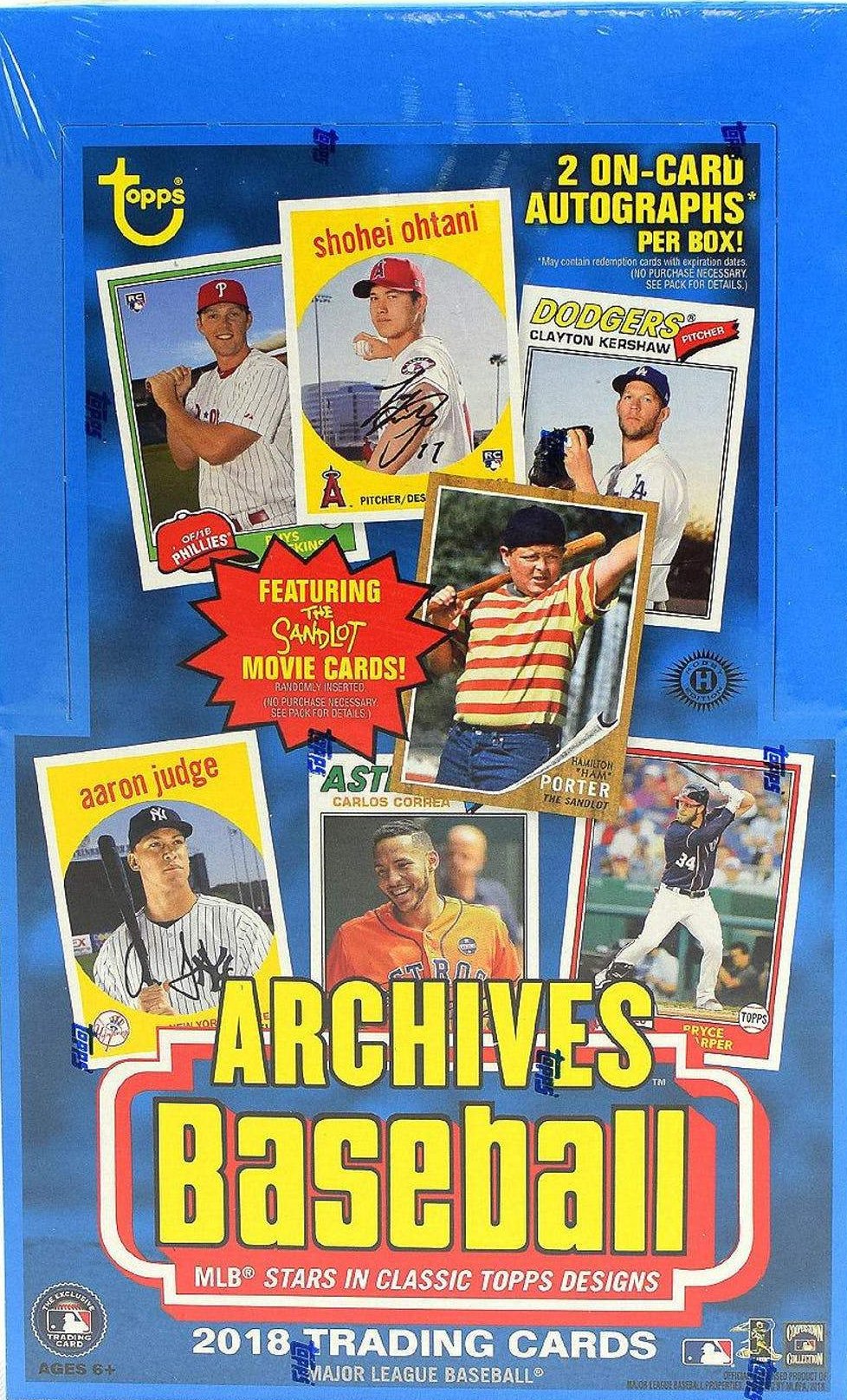 2018 Topps Archives Baseball Hobby Box