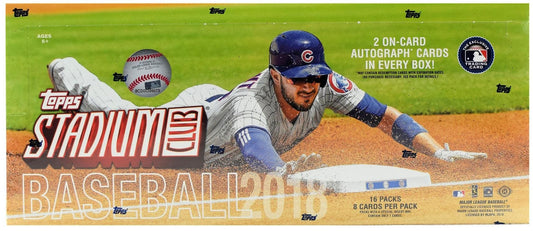 2018 Topps Stadium Club Baseball Hobby Box