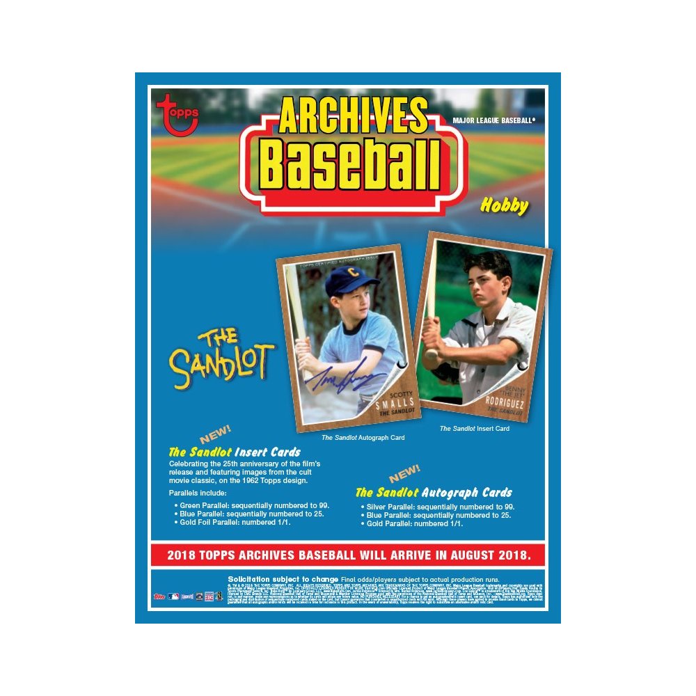 2018 Topps Archives Baseball Hobby Box