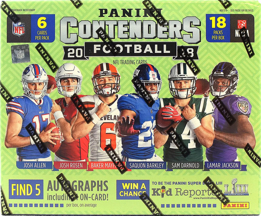 2018 Panini Contenders Football Hobby Box