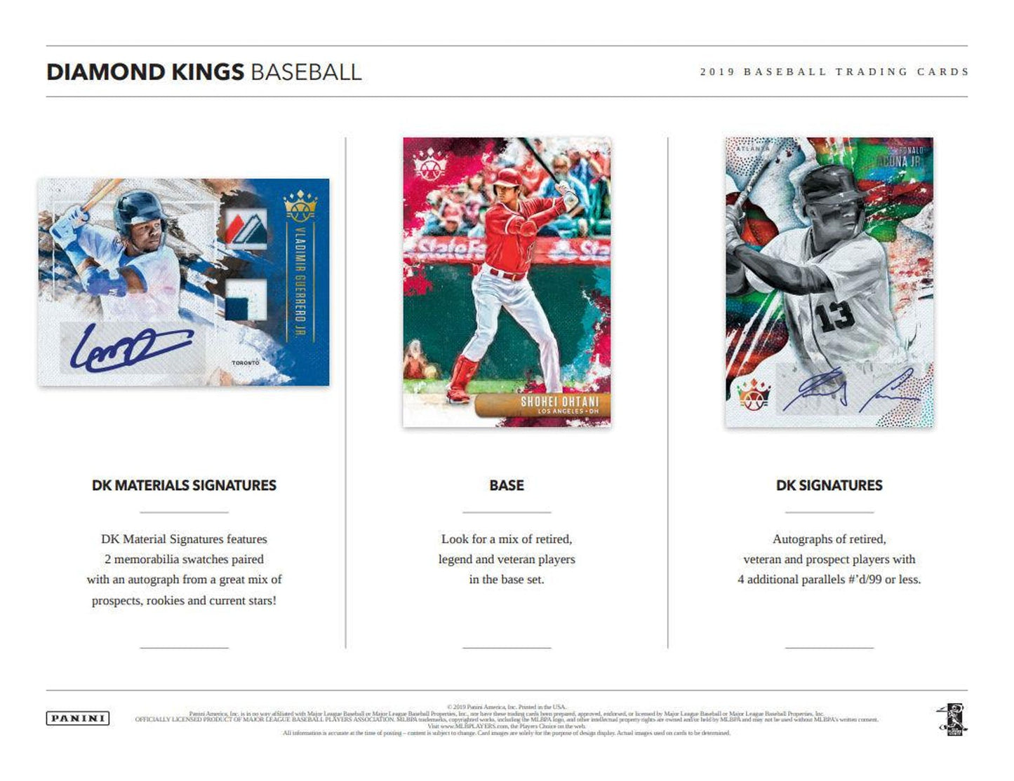 2019 Panini Diamond Kings Baseball Hobby Box