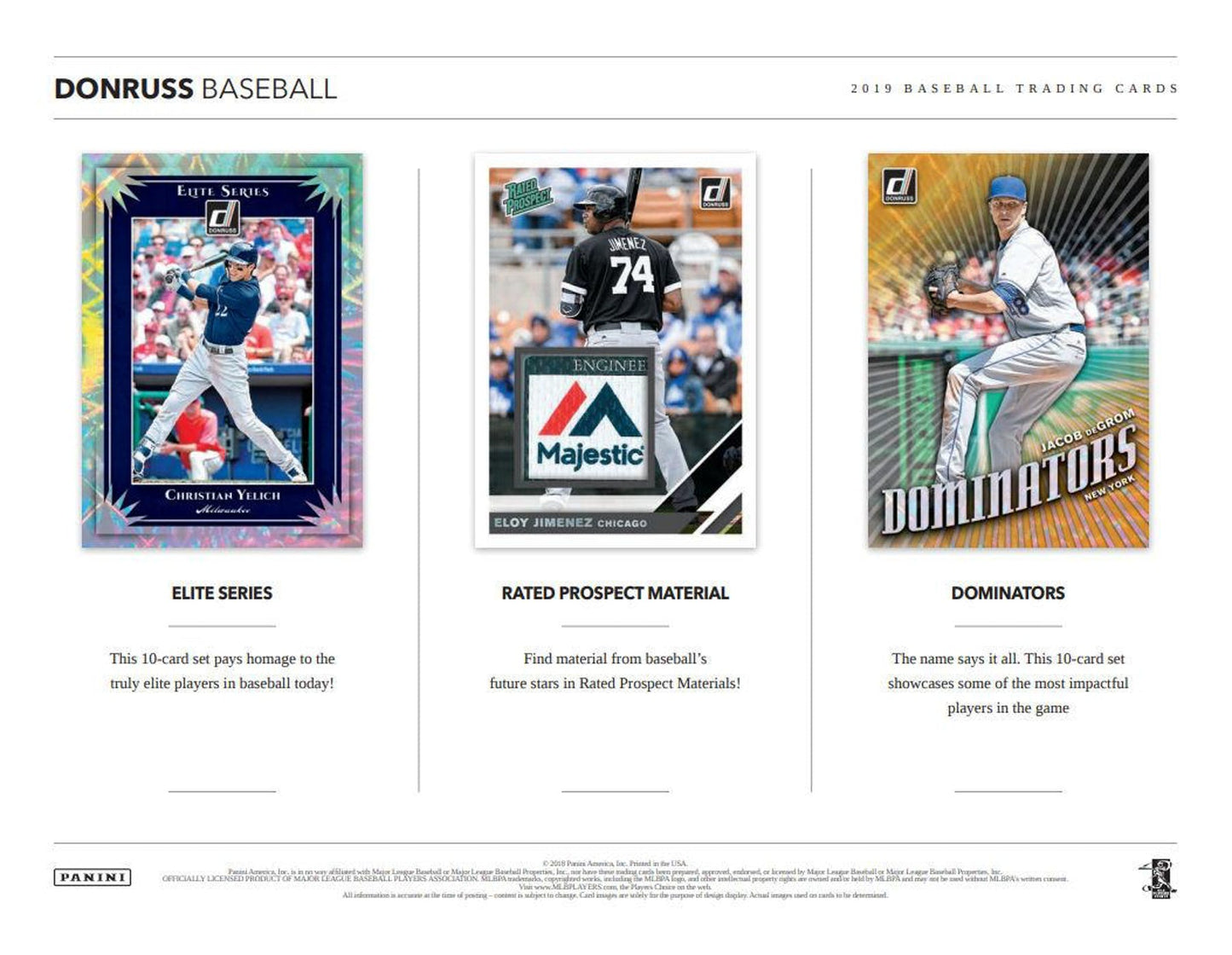 2019 Panini Donruss Baseball Hobby Box