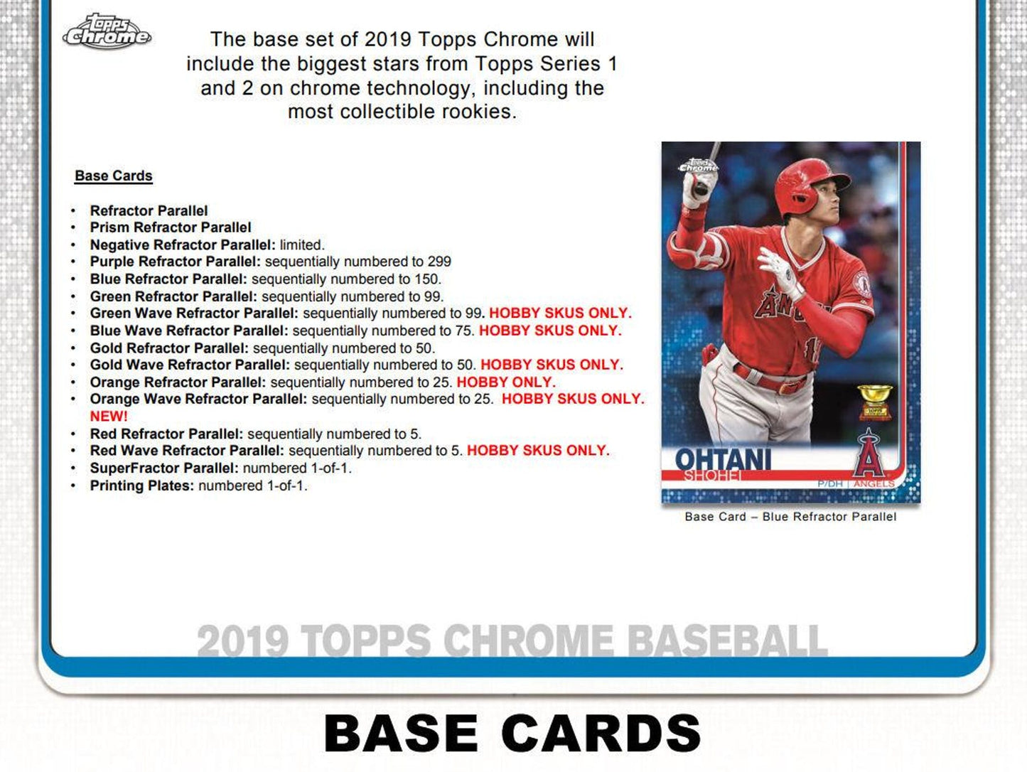 2019 Topps Chrome Baseball Jumbo Hobby Box