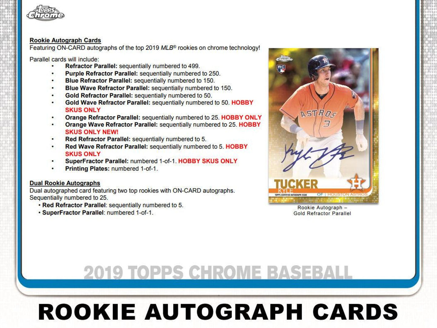 2019 Topps Chrome Baseball Jumbo Hobby Box