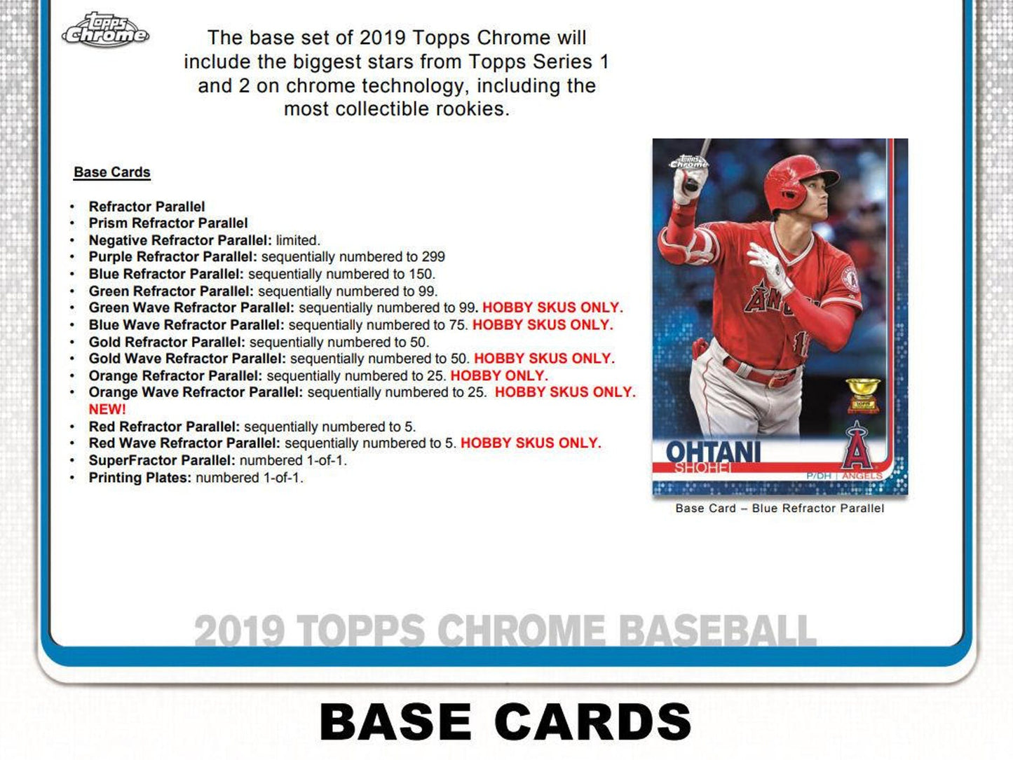 2019 Topps Chrome Baseball Hobby Box