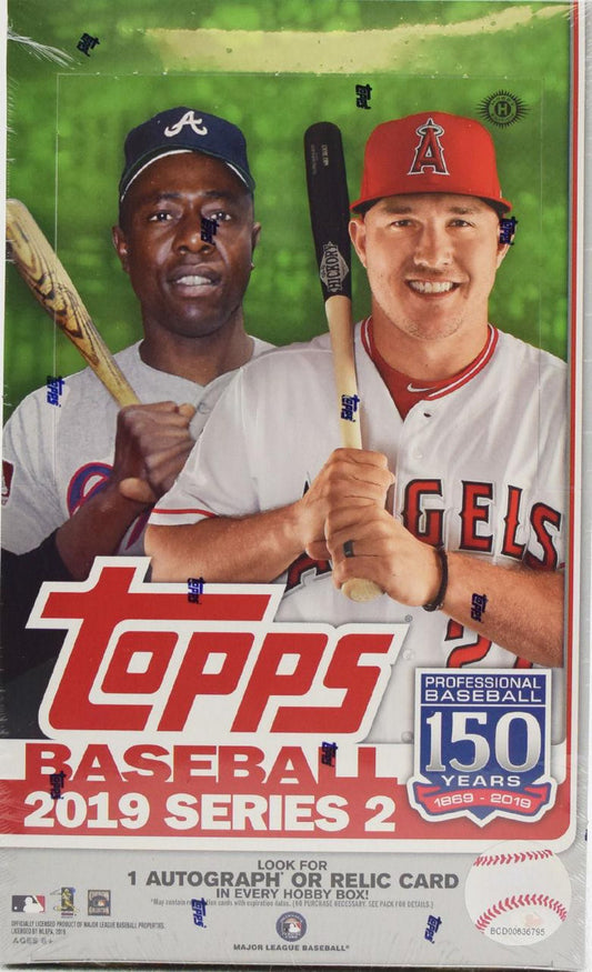 2019 Topps Series 2 Baseball Hobby Box (Plus 1 Silver Pack)