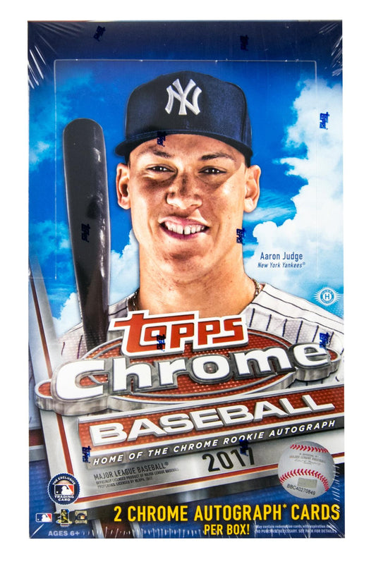 2017 Topps Chrome Baseball Hobby Box