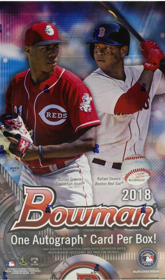 2018 Bowman Baseball Hobby Box